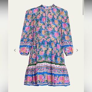 NWT Veronica Beard Sarong Floral Print Hawken Dress Size 4